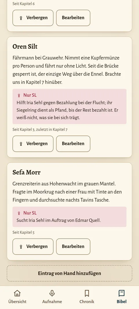 Taleward-App: Kampagnenbibel